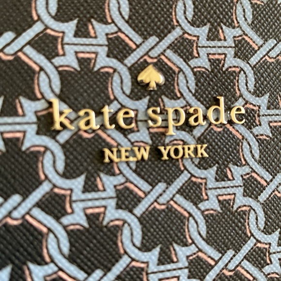 KATE SPADE ♠️ New York 💙BLUE MULTI💙 SPADE LINK  TOTE BAG 🌟LIKE NEW🌟 - Picture 7 of 17